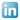 The LinkedIn button logo.