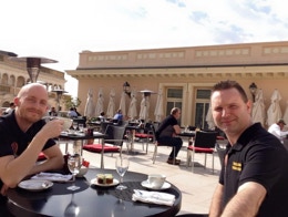 The London Showband in Monte Carlo.