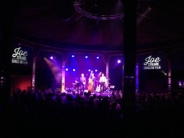 Joe Stilgoe Song On Film at The Spiegeltent, London Southbank.