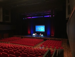 David Gower and Cchris Cowdrey cricket theatre tour.