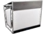 An image of a LiteConsole XPRS DJ booth in aluminium. 